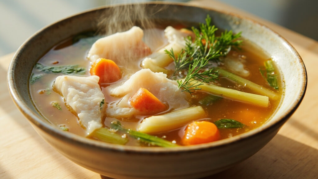Soupe de poisson : calories, bienfaits et conseils